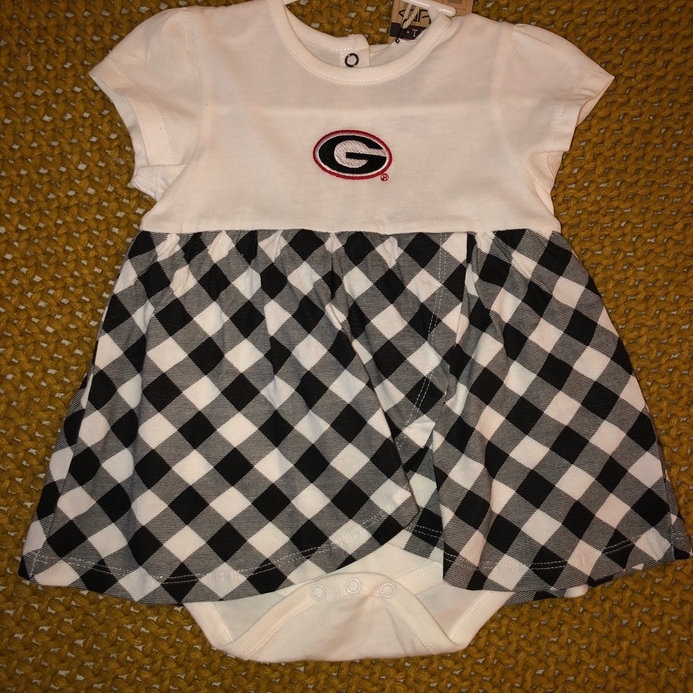 UGA baby girl onesie 12 months